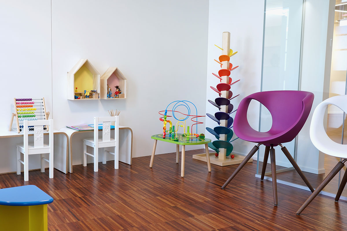 Wartezimmer Kinderärztin